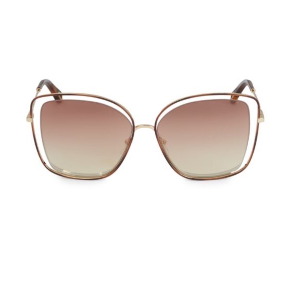 CHLOE HAVANA CAT-EYE SUNGLASSES - Picture 2 of 7